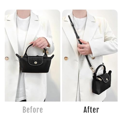 PALAY® Bag Leather Strap Replacement Crossbody Shoulder Straps Fashion 47 Inch Adjustable Quick Release Purse Modification DIY Kit Black 3PCS PALAY® Bag Leather Strap Replacement Crossbody Shoulder Straps Fashion 47 Inch Adjustable Quick Release Purse Modification DIY Kit Black 3PCS